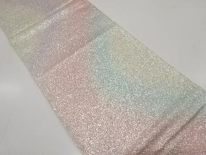 流水模様織り出し　袋帯